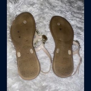 Well worn sandals